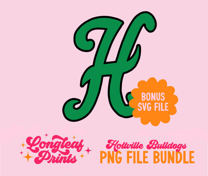 Holtville Bulldogs PNG File Bundle Digital Download Designs