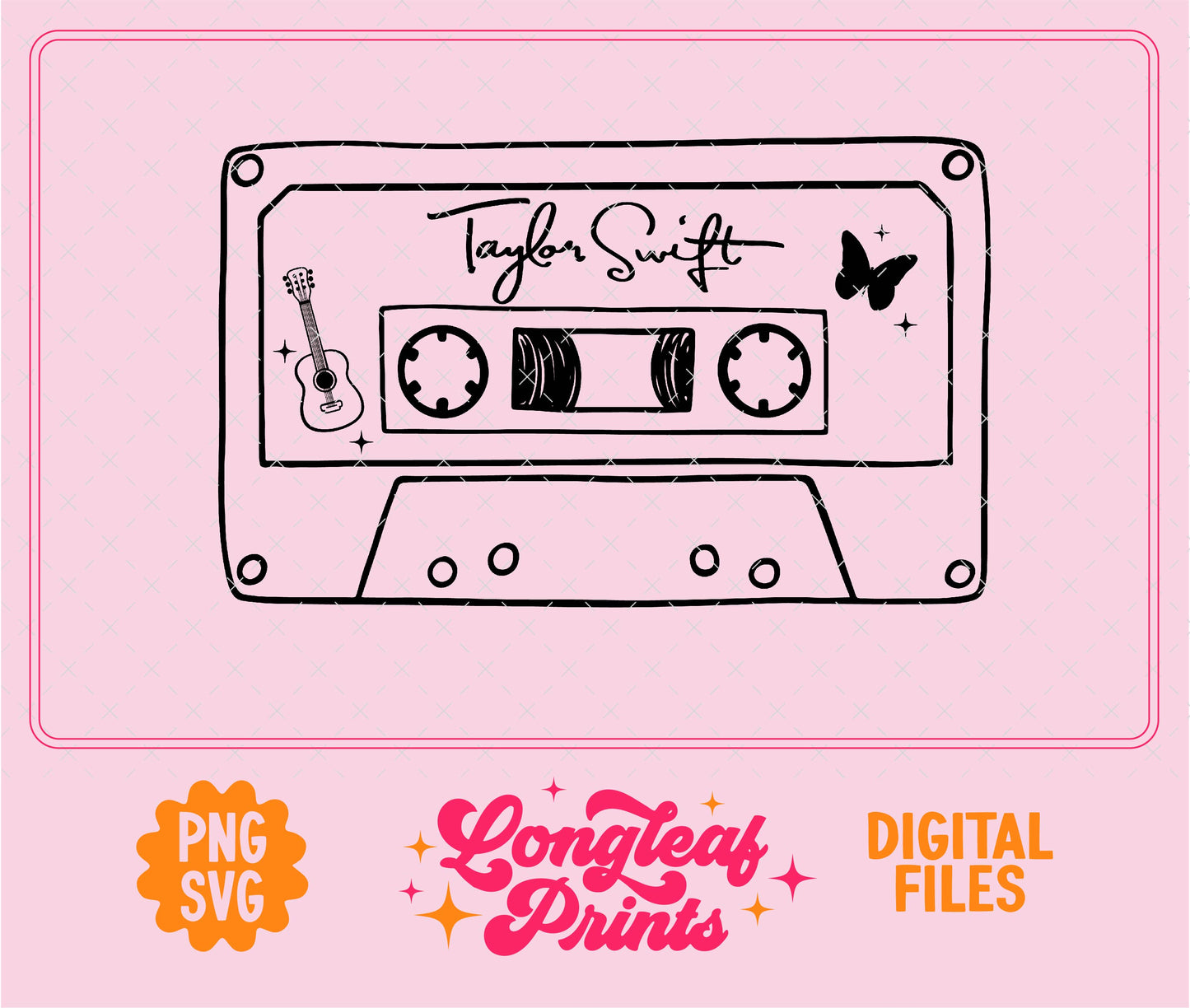 Taylor Swift Debut Mixtape SVG Digital Download Design File