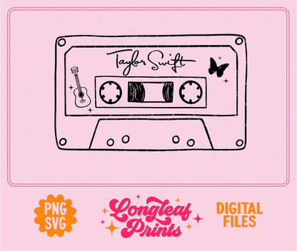 Taylor Swift Debut Mixtape SVG Digital Download Design File