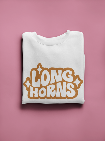Longhorns Retro Mascot SVG Digital Download Design File