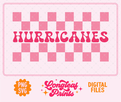 Hurricanes Mascot Checker SVG Digital Download Design File