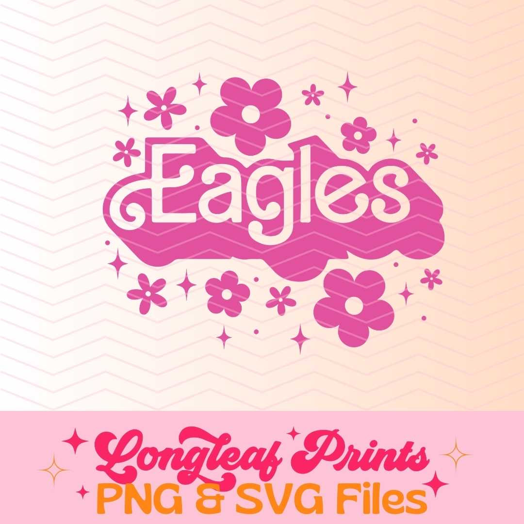 Eagles Mascot Barbie SVG Digital Download Design File
