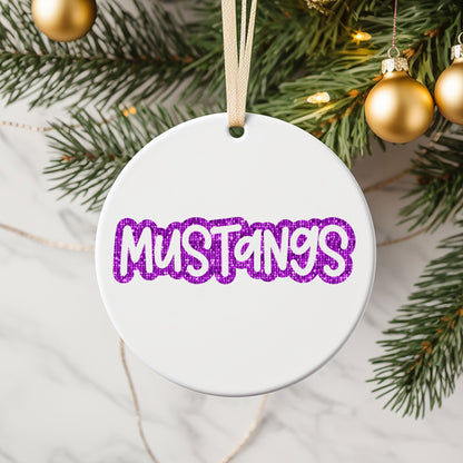 Mustangs Mascot Glitter Sequin PNG Bundle