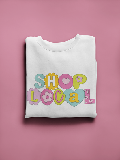 Shop Local Happy PNG Digital Download Design File