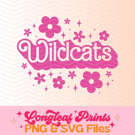 Wildcats Mascot Barbie SVG Digital Download Design File