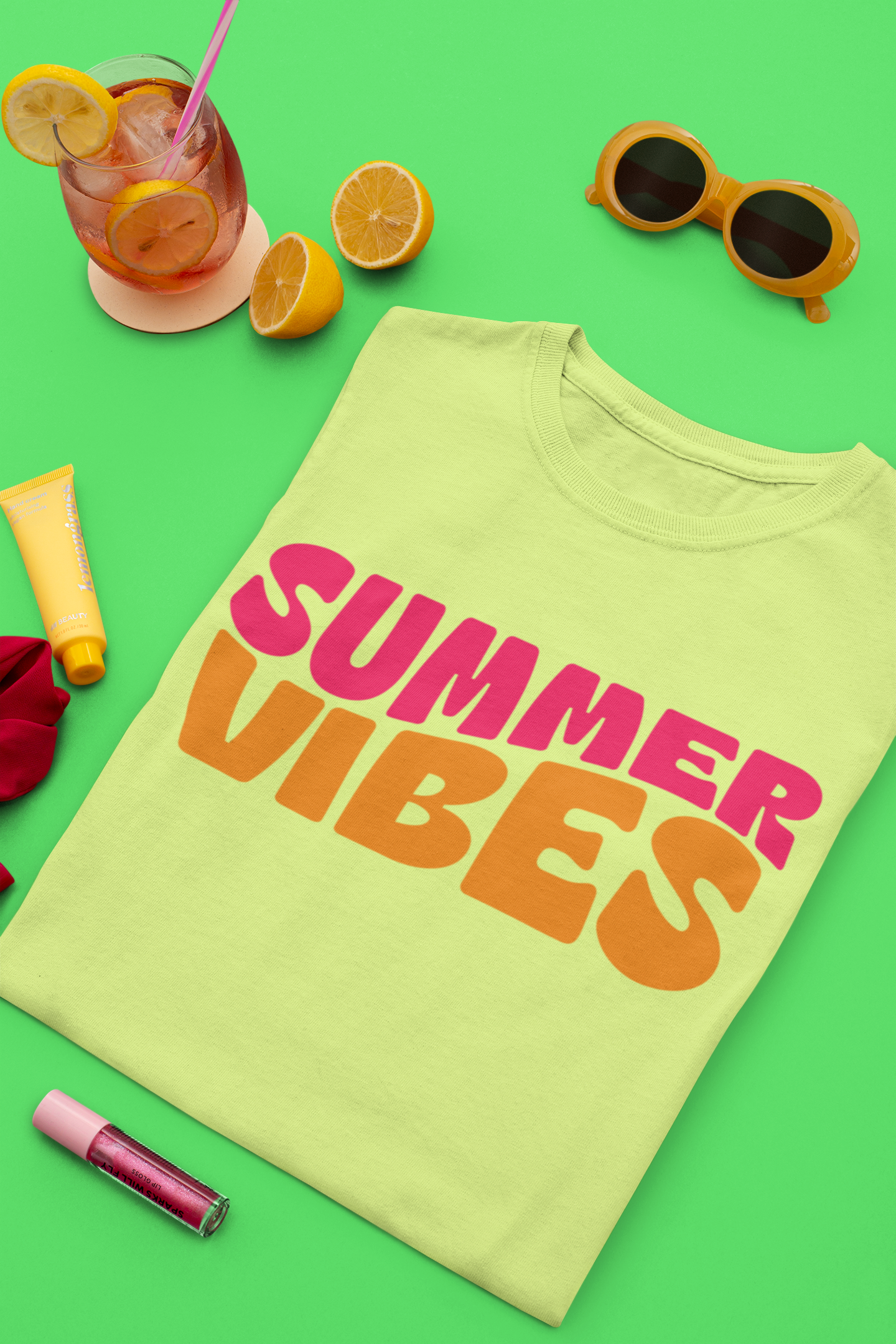 Summer Vibes Retro SVG Digital Download Design File