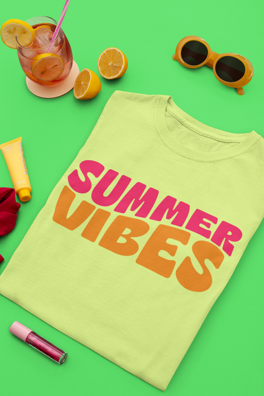 Summer Vibes Retro SVG Digital Download Design File