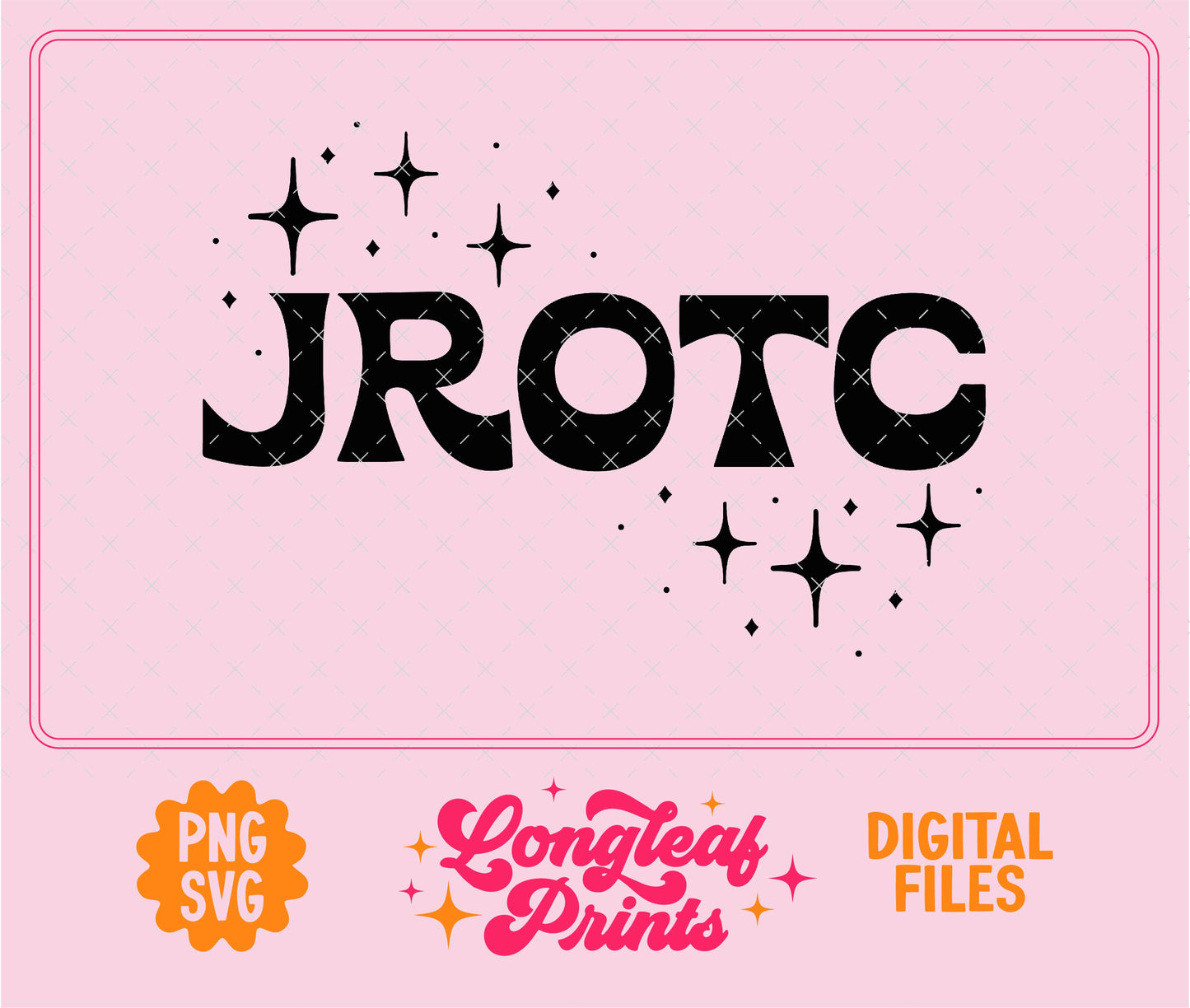 JROTC Retro Stars SVG Digital Download Design File