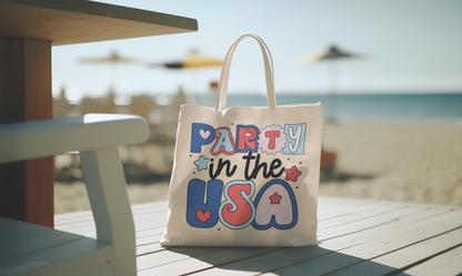 Party in the USA July 4th PNG Digital Download Design File