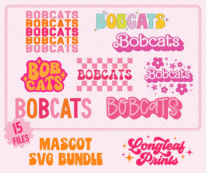 Bobcats Mascot SVG Bundle