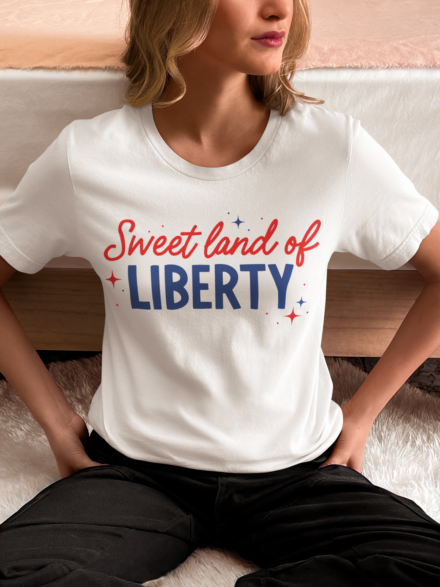 Sweet Land of Liberty July 4th SVG Digital Download Design File