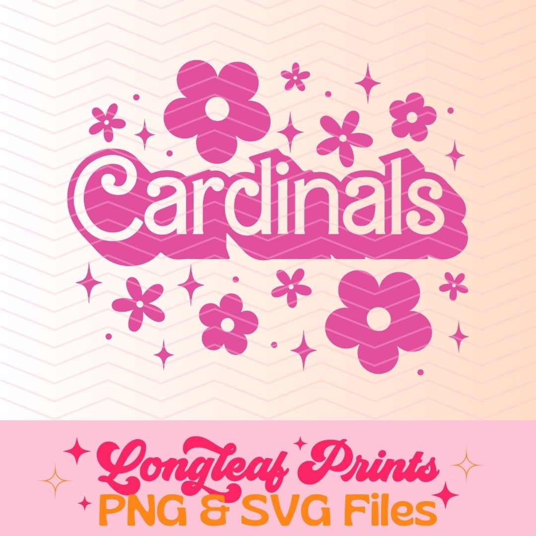 Cardinals Mascot Barbie SVG Digital Download Design File