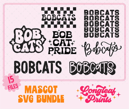 Bobcats Mascot SVG Bundle