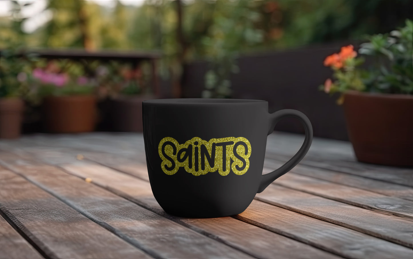 Saints Mascot Glitter Sequin PNG Bundle