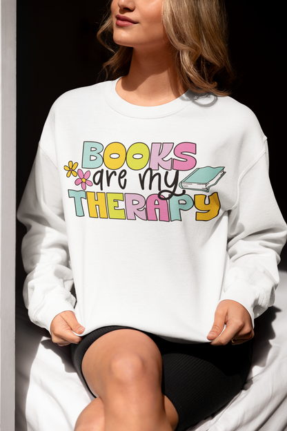 Books Are My Therapy SVG Digital Download Design File