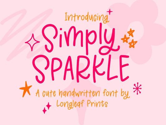 Simply Sparkle Handwritten Font