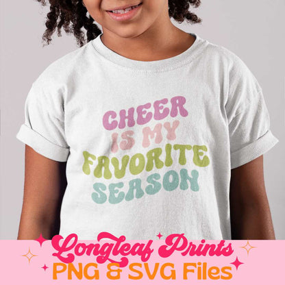 Cheer is my favorite season SVG Digital Download Design File