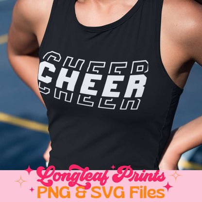 Cheer Athletic SVG Digital Download Design File