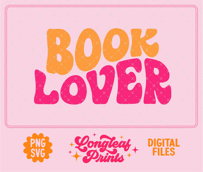 Book Lover SVG Digital Download Design File
