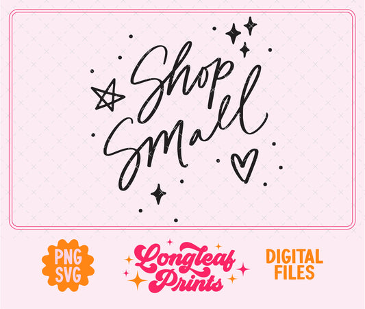 Shop Small Handlettered SVG Digital Download Design File