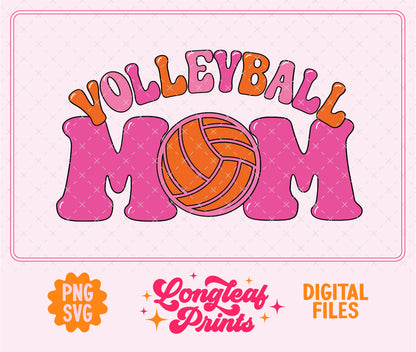 Volleyball Mom Digital Download Design File