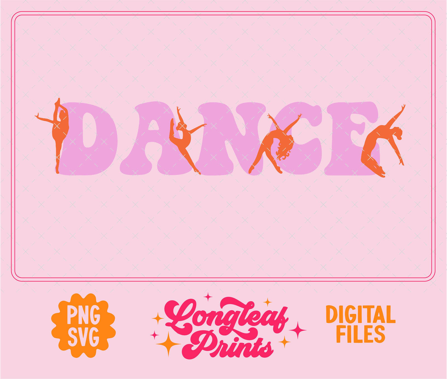 Dance Poses Digital Download Design File