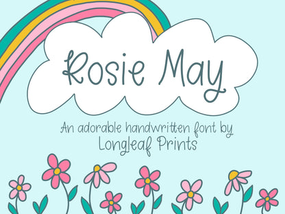 Rosie May Handwritten Font