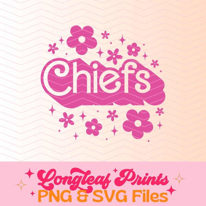 Chiefs Mascot Barbie SVG Digital Download Design File