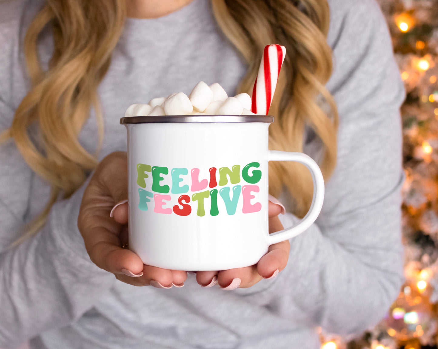 Feeling Festive Retro Holiday Christmas SVG Digital Download Design File