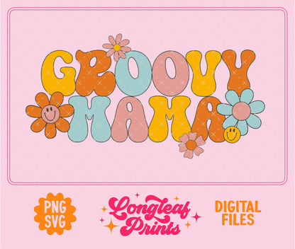 Groovy Mama SVG Digital Download Design File