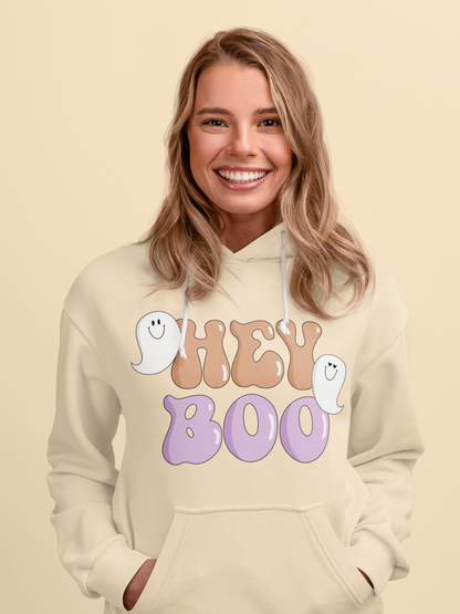 Hey Boo Hoodie SVG Design