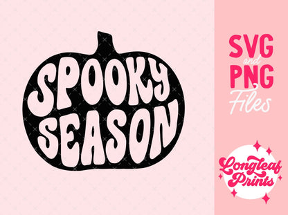 Spooky Season Fall SVG Digital Download Design File