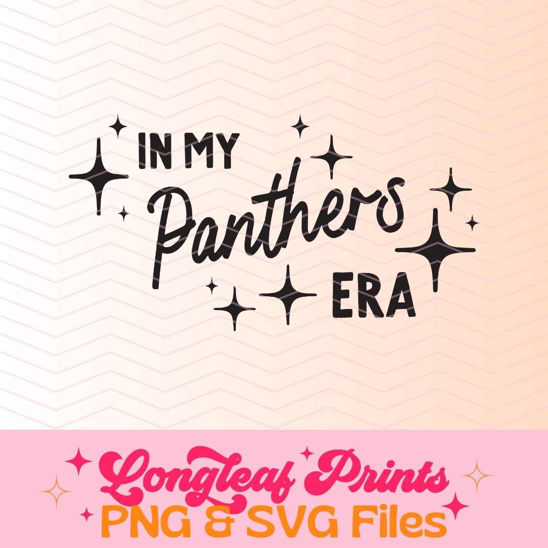 In My Panthers Era Mascot SVG Digital Download Design File
