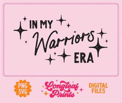 In My Warriors Era Mascot SVG Digital Download Design File