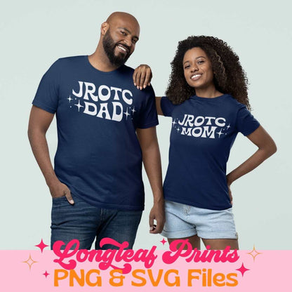 JROTC Mom Retro Stars SVG Digital Download Design File