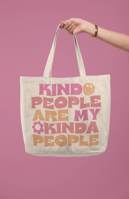 Kind People Are My Kinda People Groovy SVG Digital Download Design File