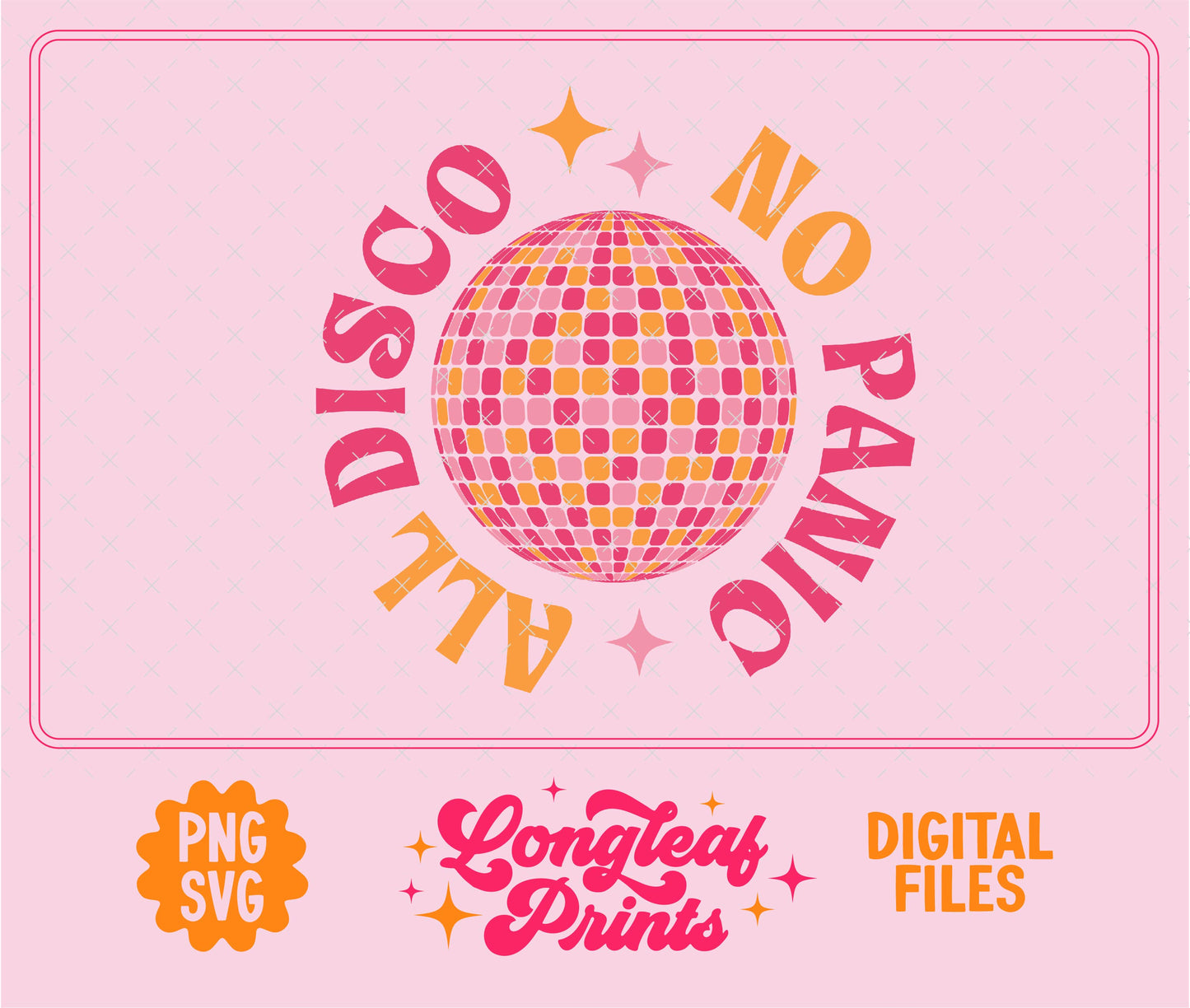 No Panic All Disco SVG Digital Download Design File
