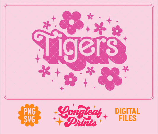 Tigers Mascot Barbie SVG Digital Download Design File