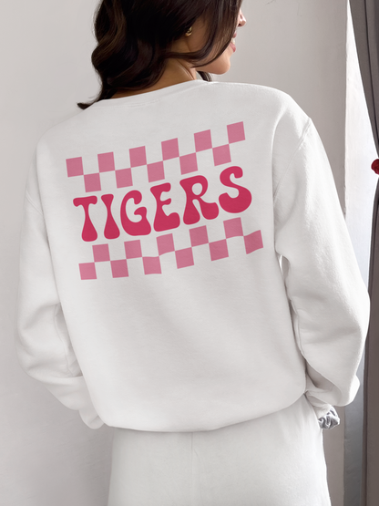 Tigers Checker Mascot SVG Digital Download Design File