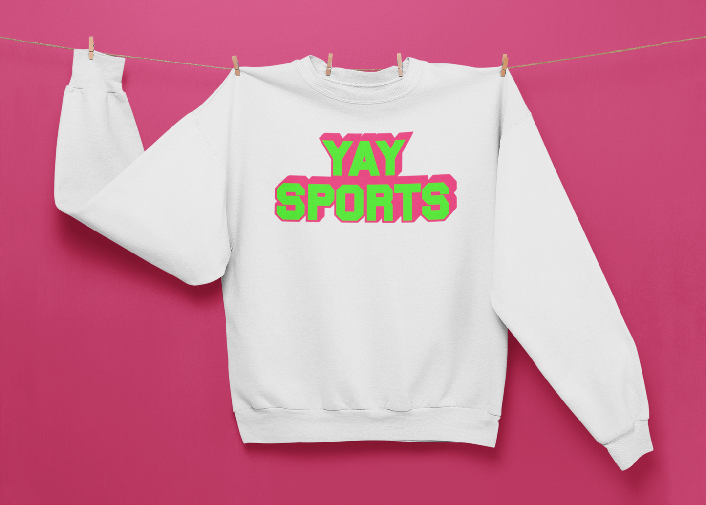 Yay Sports Sweatshirt Design File SVG