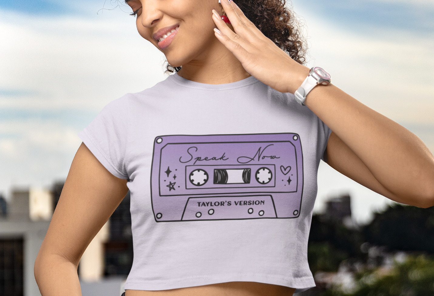 Speak Now Taylor's Version Mixtape SVG T-Shirt Design