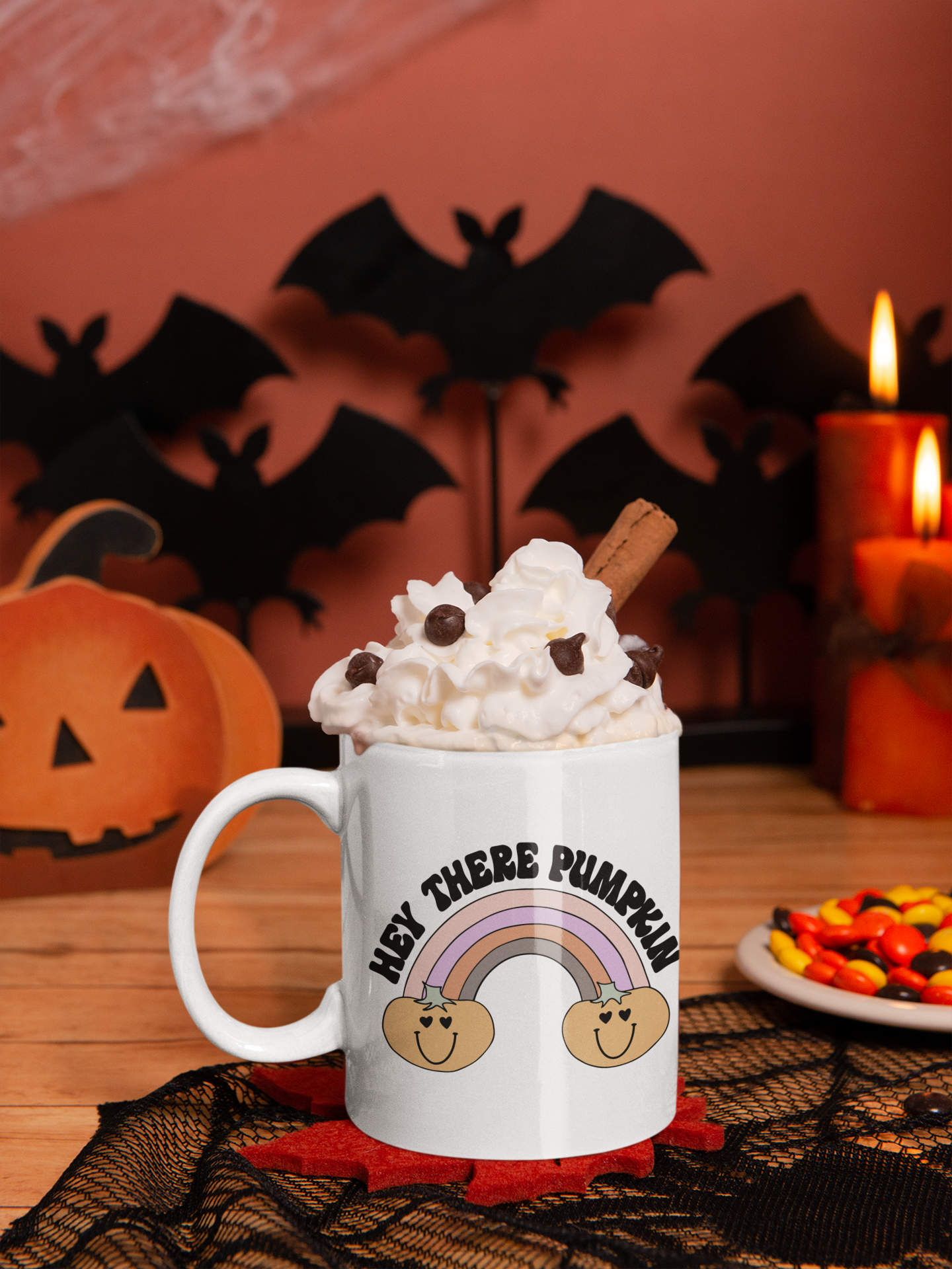 Hey There Pumpkin Halloween Sublimation Mug