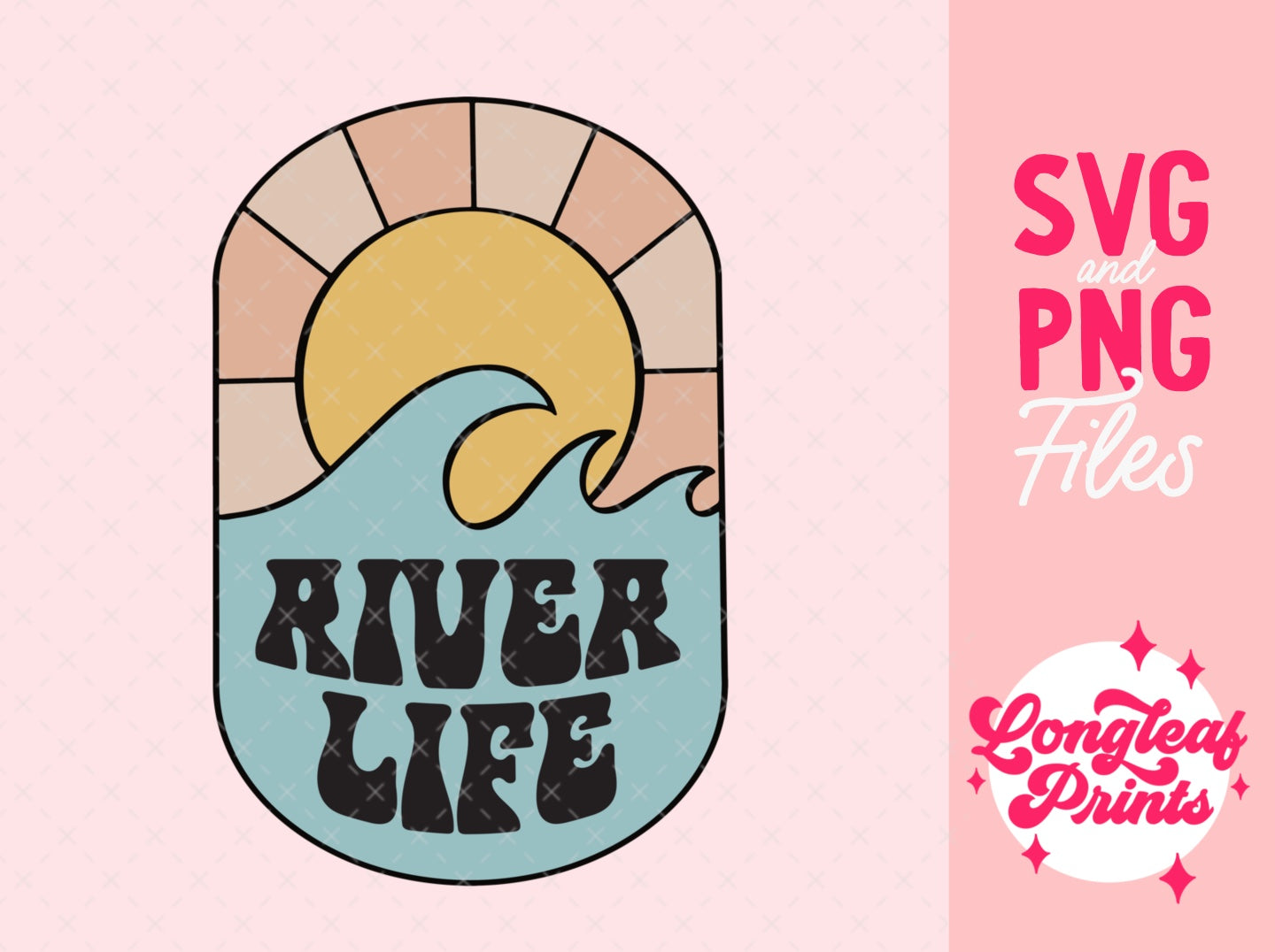 River Life SVG Digital Download Design File