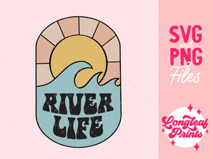 River Life SVG Digital Download Design File