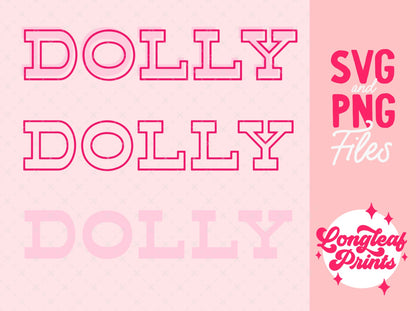 Dolly Country Western SVG Digital Download Design File