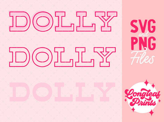 Dolly Country Western SVG Digital Download Design File
