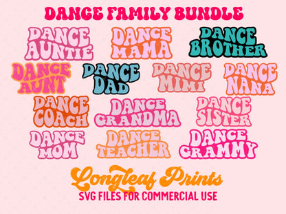 Dance Family SVG Bundle