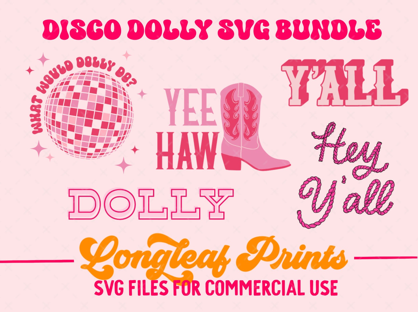 Disco Dolly SVG Bundle