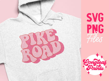 Pike Road Alabama Pink Retro SVG Digital Download Design File