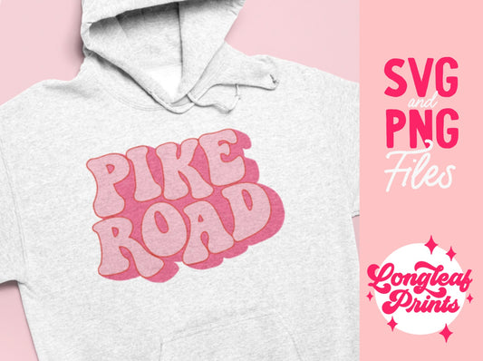 Pike Road Alabama Pink Retro SVG Digital Download Design File